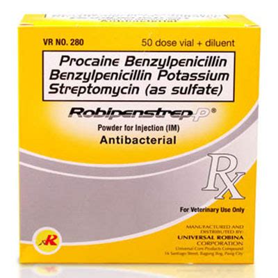 robipenstrep|Robipenstrep P 10 dose w/ diluent .